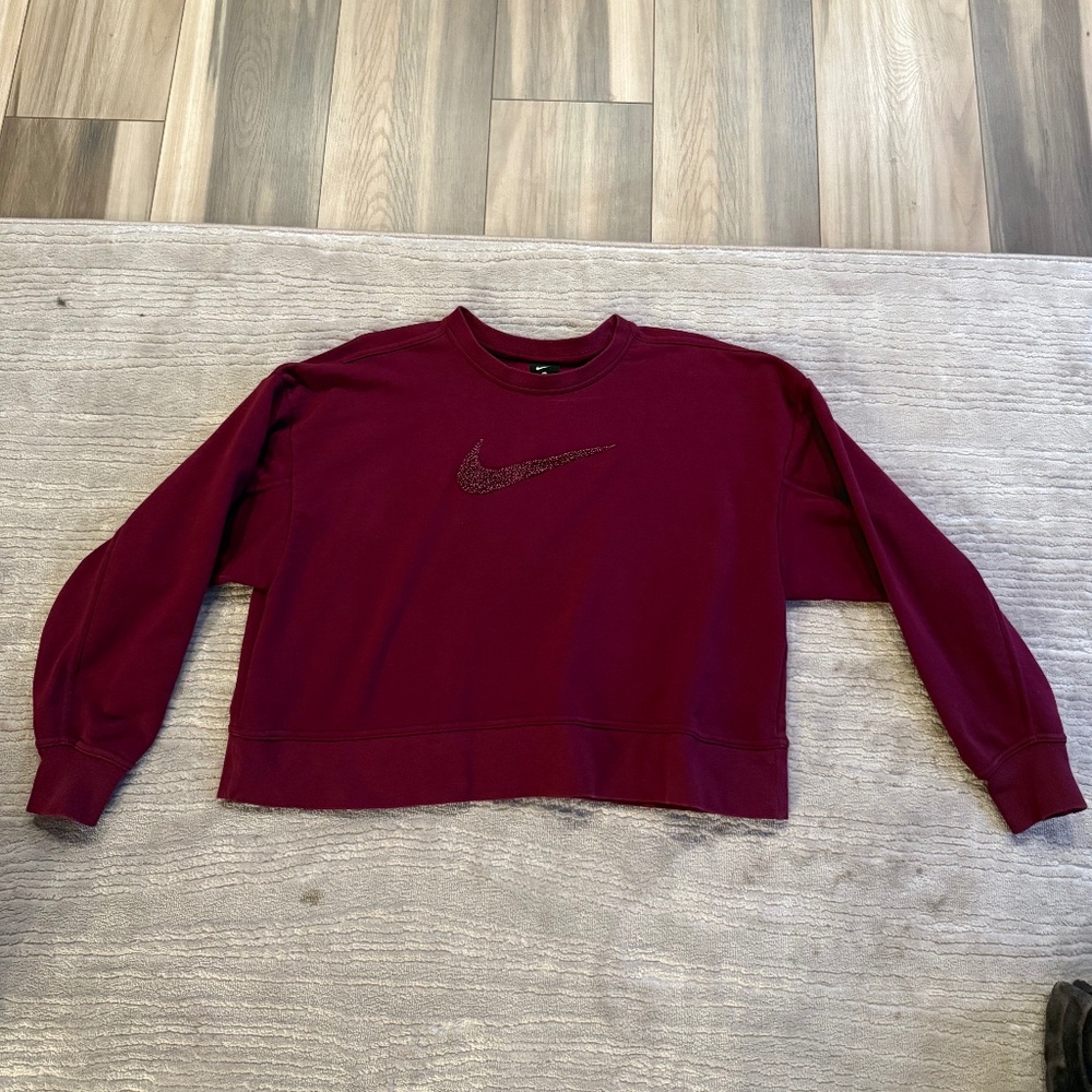 Red Nike Crewneck